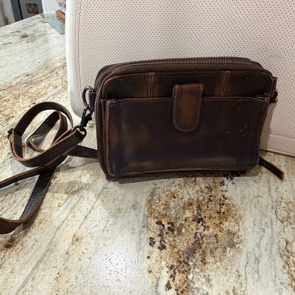 STS Ranchwear Dark Brown Leather Belt Bag - Picture 2 of 4